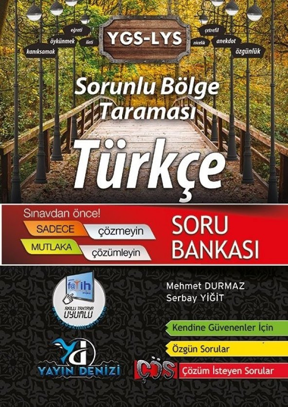 YAYIN DENİZİ YGS-LYS SORUMLU BÖLGE TARAMASI TÜRKÇE SORU BANKASI