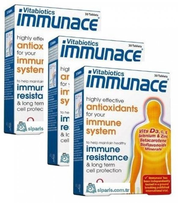Vitabiotics_Immunace_30 Tablet - 3 KUTU