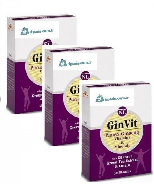 NewLife Ginvit 30 Tablet - 3 KUTU