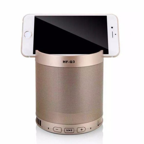 Hf-Q3 Telefon Standlı Extra Bass Bluetooth Hoparlör Ses Bombası