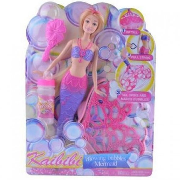 Barbie Bebek Baloncuk Atan Deniz Kızı Mekanik