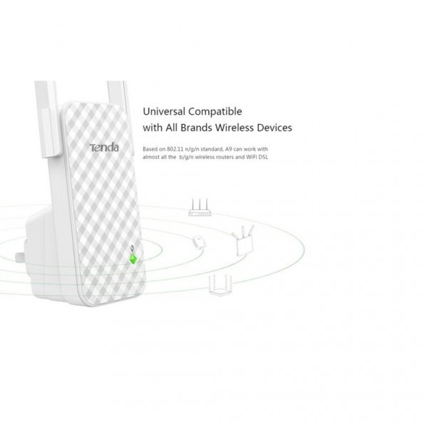 Tenda A9 Wireless N300 Alan Genişletici NTWACPTEN3000001 - 6