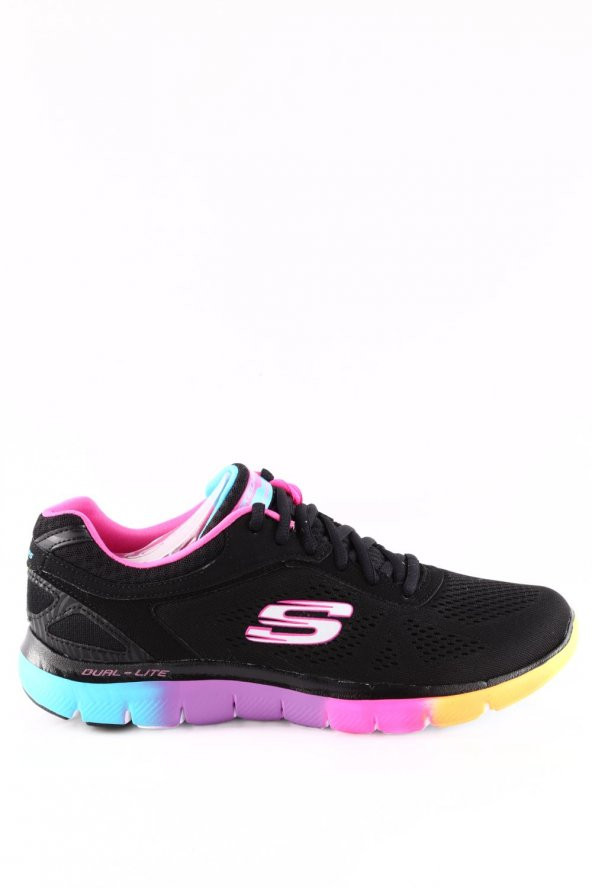 SKECHERS 99999199 BKMT FLEX APPEAL 2.0 BAYAN SPOR AYAKKABI
