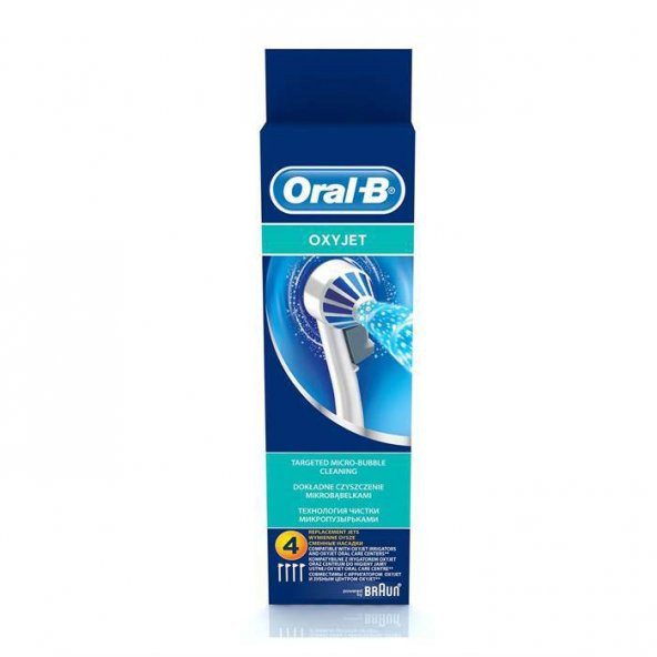 Oral-B Ağız Duşu Yedek Başlığı Oxyjet 4 Adet