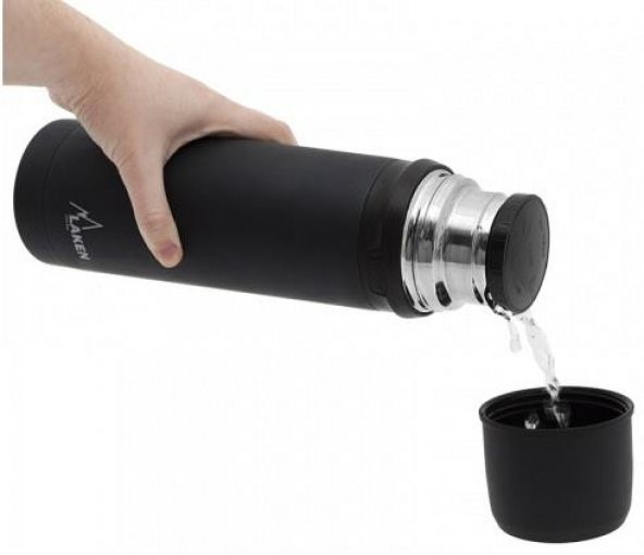 Laken İspanya Üretimi Çelik Termos 0,50L Kırmızı LK180050R - 2