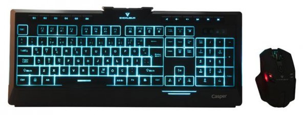 Casper Excalibur EX800 Kablolu Oyuncu Klavye Mouse Set - 5