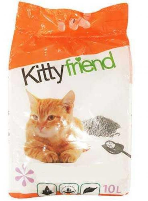 Kitty Friend Topaklaşan Kedi Kumu 10 LT