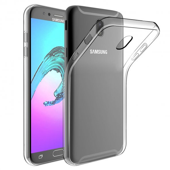 Samsung Galaxy J7 2017 Kılıf Soft Silikon Şeffaf Arka Kapak