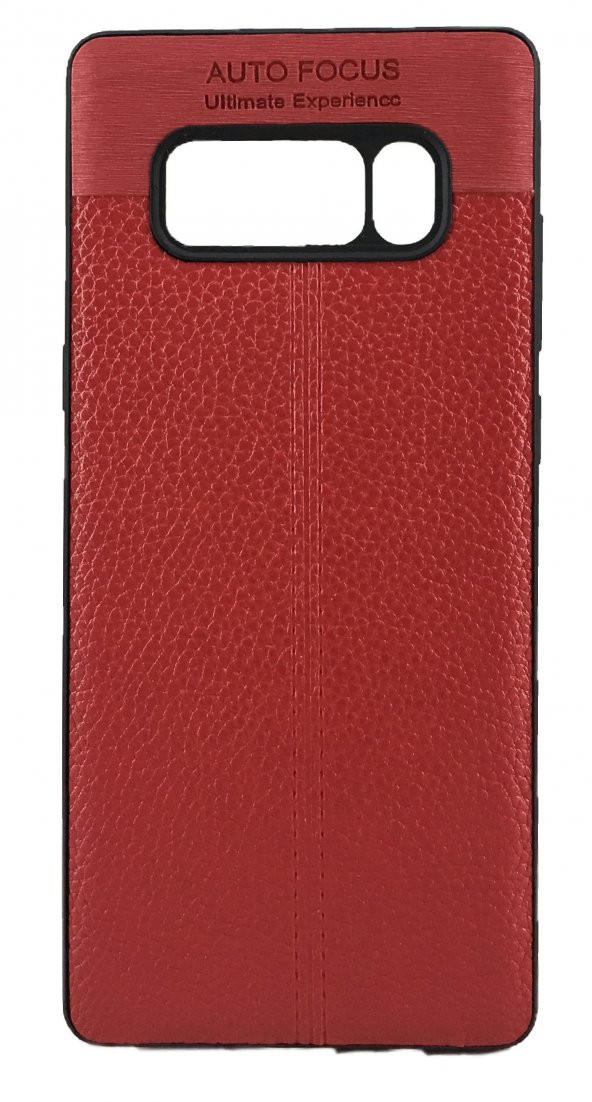 FitCase Samsung Note 8 (N950) Auto Focus Silikon Arka Kapak Kırmızı
