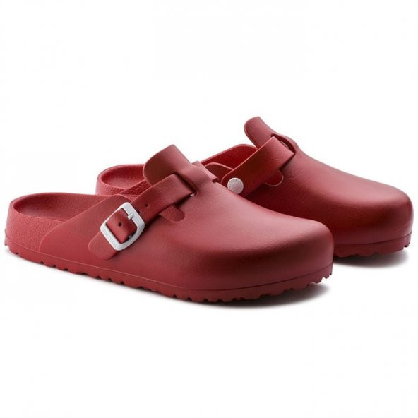Birkenstock Boston Eva Kırmızı Kadın Terlik 127123 - 3
