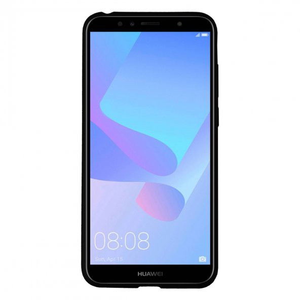 Huawei Y7 (2017) Kılıf FitCase PremiumS Silikon Arka Kapak Siyah - 2