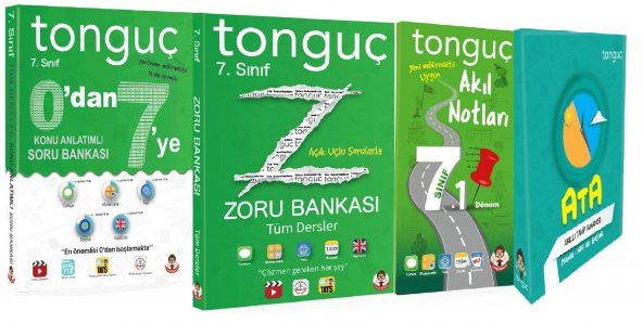 7.Sınıf Tonguç 4lÜ Set 0dan 7,Zoru B.,7.1 Akıl N.,ATA