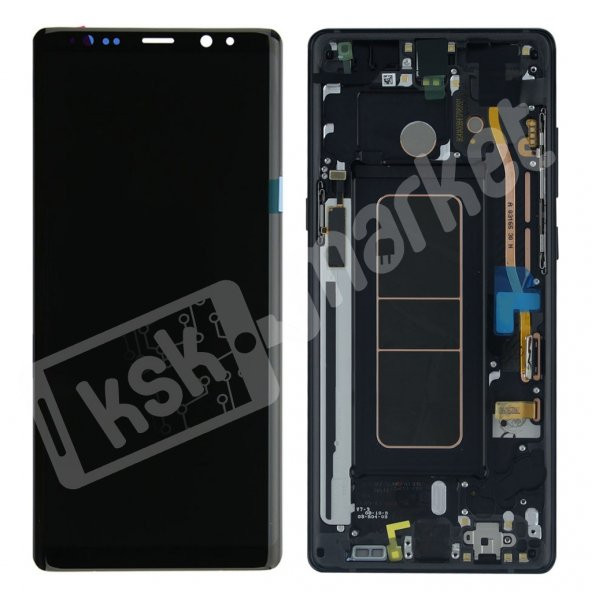 Samsung Note 8 N950F Siyah Lcd Ekran Orjinal Servis