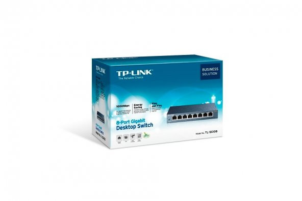 TP-LINK TL-SG108 8-port 10/100/1000M Desktop Switch (ÇELİK KAS