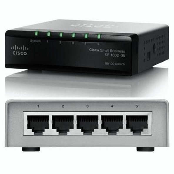 CISCO SF110D-05-EU 5-Port Megabit Desktop Switch