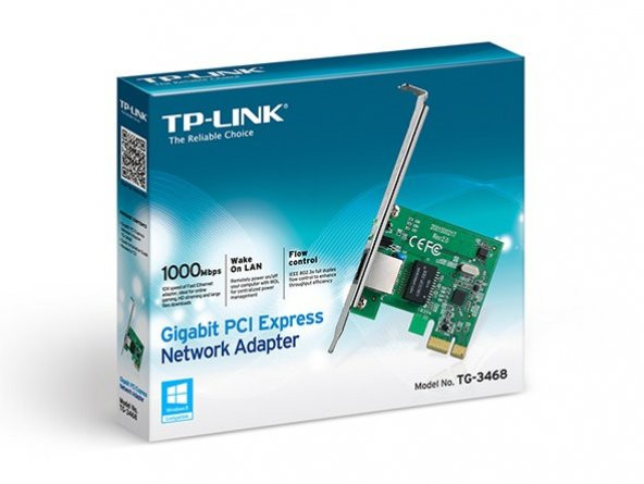 TP-LINK TG-3468 32-bit Gigabit PCI Express Network Adapter
