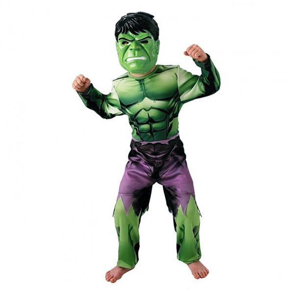Hulk Klasik Kostüm 3-4 Yaş