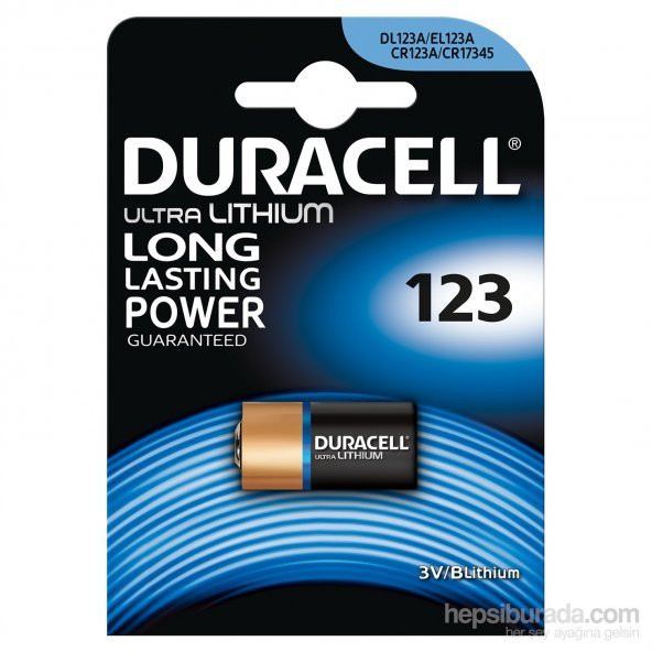 Duracell Ultra Lityum Pil 123 3 Volt