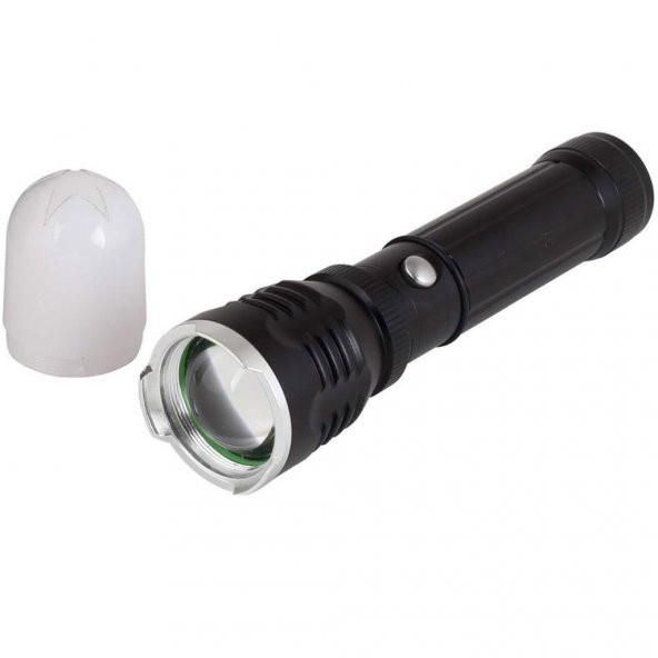 Police Şarjlı Zoom Alüminyum Led El Feneri Flashlight PS-22