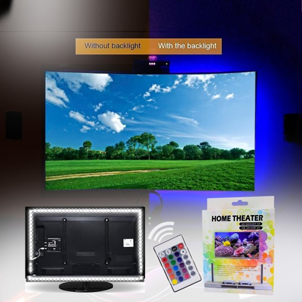 Powermaster TV Arkası Duvar Aydınlatma Led Seti RGB LED