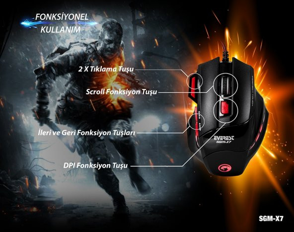 EVEREST SGM-X7 MACRO MOUSE - 10