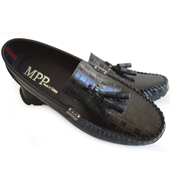 MPP Uzi 2488 Fabrikadan Halka Hakiki Deri Rok Günlük Erkek Ayakkabı