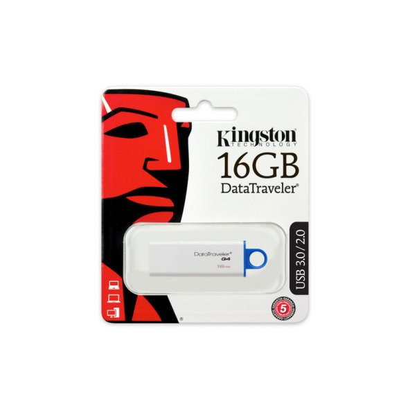 KINGSTON DTIG4/16GB 16GB DATATRAVELER G4 USB 3.0 USB FLASH BELLEK