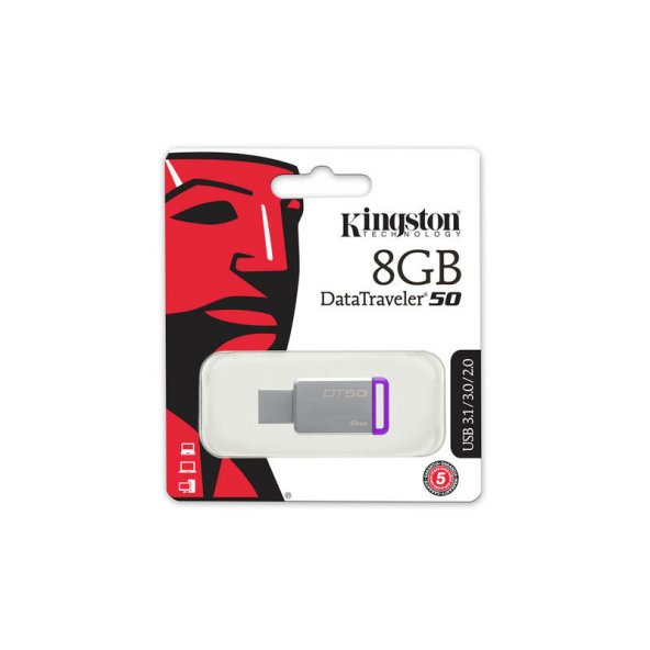 KINGSTON DT50/8GB 8GB DATATRAVELER 50 USB 3.1 USB FLASH BELLEK