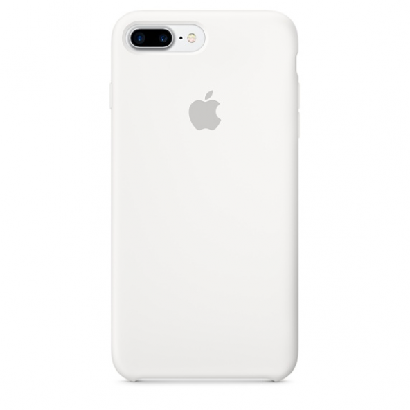 Apple Orijinal iPhone 7 Plus / 8 Plus Beyaz Silikon Kılıf