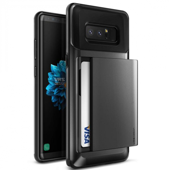 VRS Samsung Galaxy Note 8 Damda Glide Kılıf Black