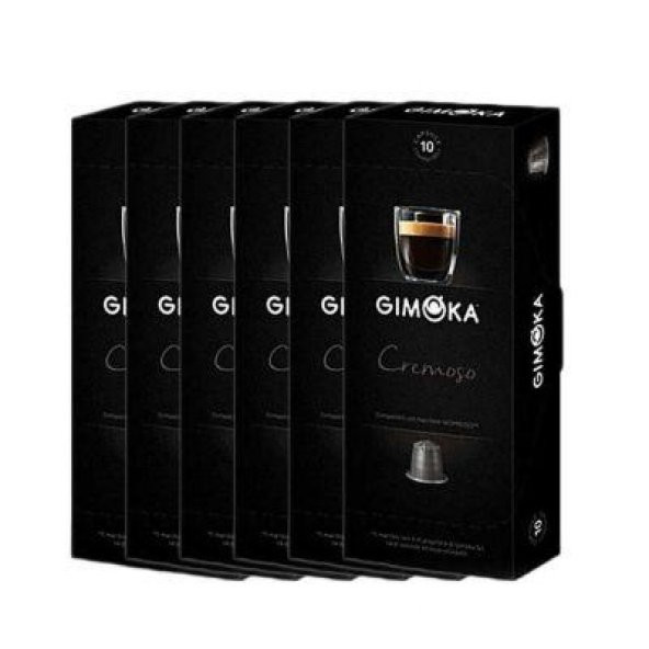 Gimoka Cremoso Nespresso® Uyumlu Kapsül Kahve 10 x 6 Adet