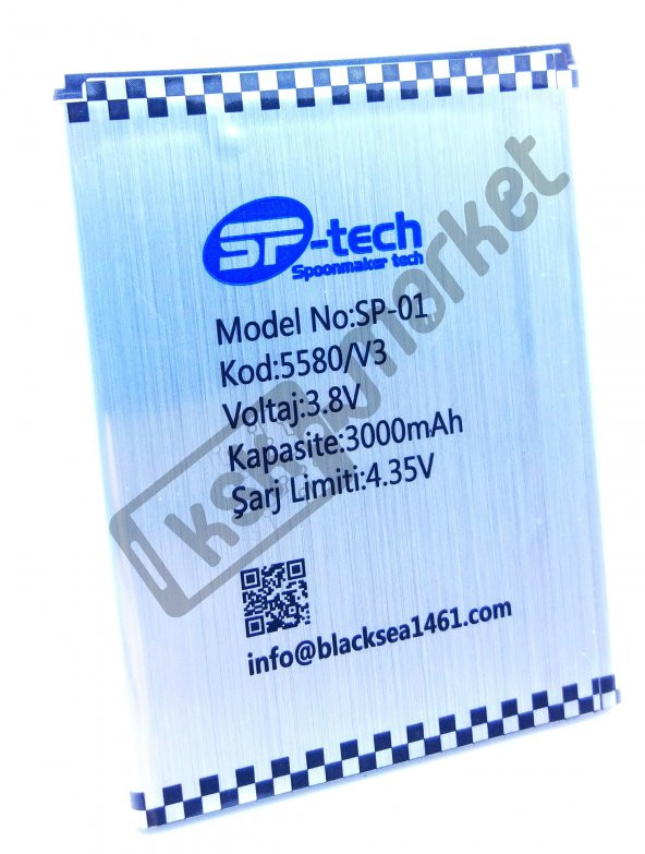 Sp-Tech Vestel Venüs V3 5580 Batarya - 2