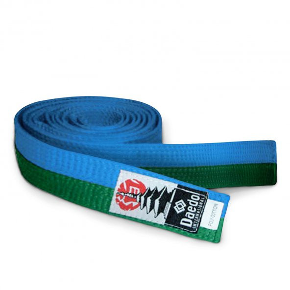Daedo Taekwondo Yeşil-Mavi Kuşak 2.40cm DAETKWKŞK002