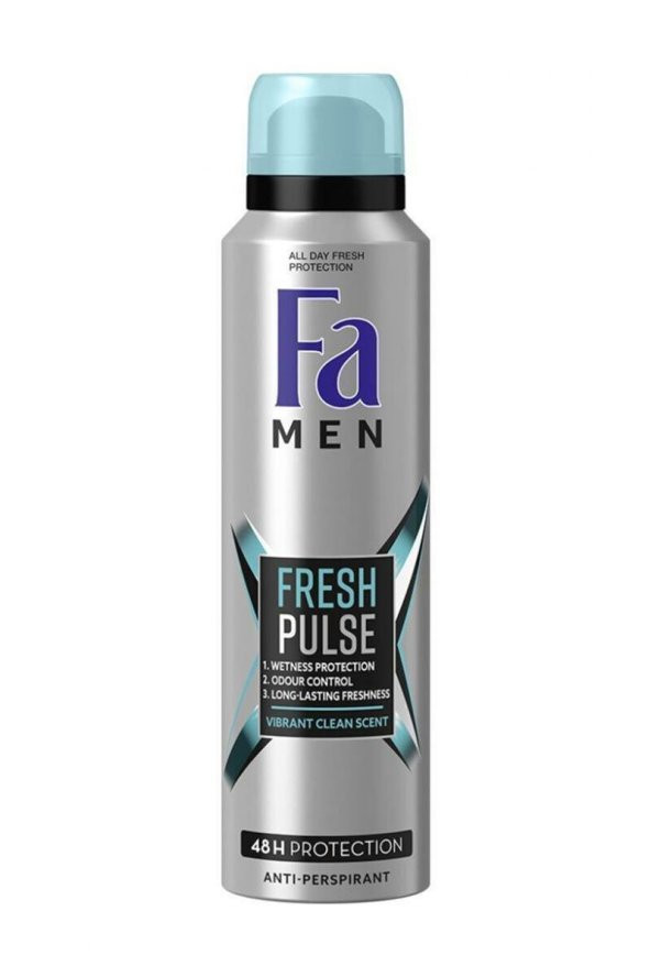 Fa Men Fresh Pulse Bay Deodorant 150 Ml - 2