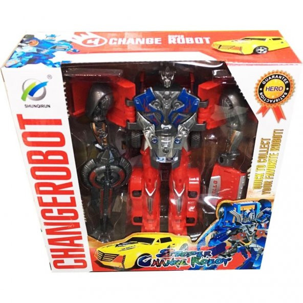 Saat HEDİYE- Transformers Optimus Prime veya Bumblebee Robot-18cm