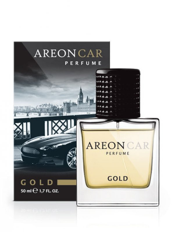 AREON CAR PERFUME 50ML GOLD