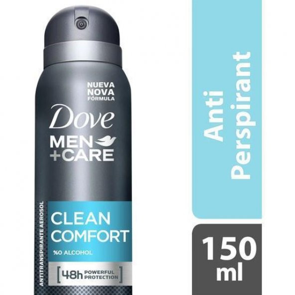 Dove Men Deodorant Clean Comfort 150 Ml - 2