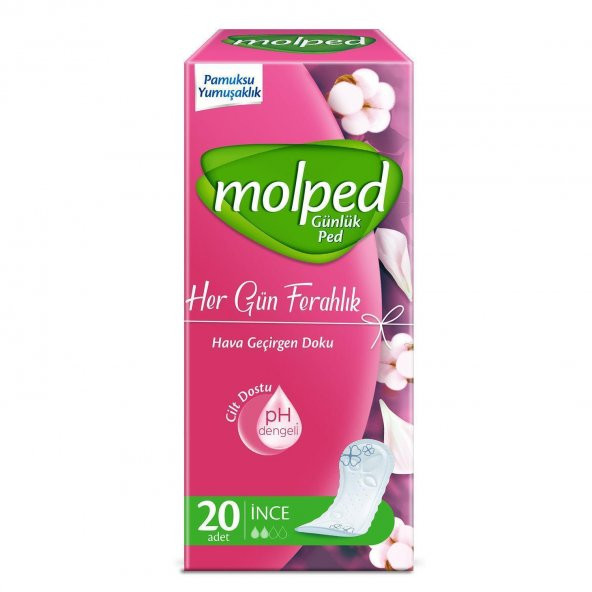 Molped Günlük Ped Her Gün Ferahlık 20 Li