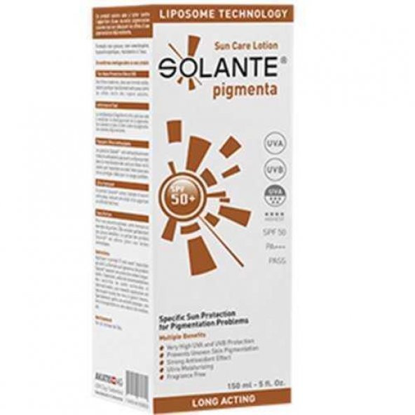 Solante 50+ Pigmenta Güneş Losyonu 150 Ml Skt:06/2025