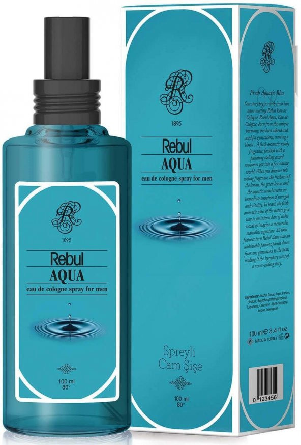 Rebul Aqua Kolonya Cam Sprey 100 Ml