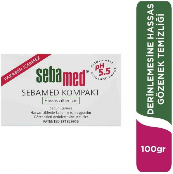 Sebamed Kompakt Yüz Temizleyici Sabun 100 Gr - 2