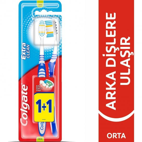 Colgate Extra Clean 1+1 Diş Fırçası - 2