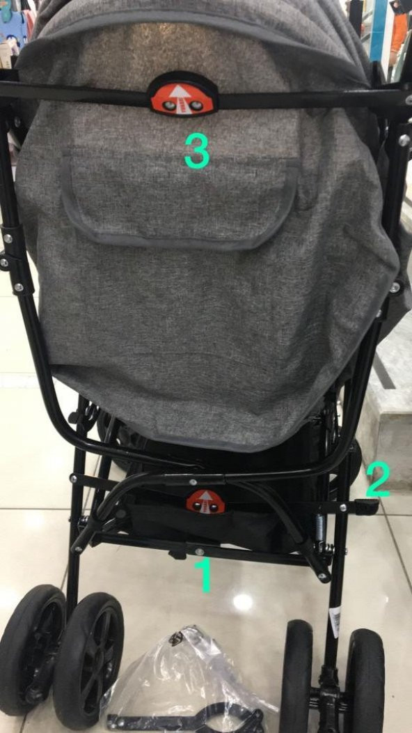 BabyHope SA7 Baston Bebek Arabası -Tam Yatar Puset S-A-7 - 7
