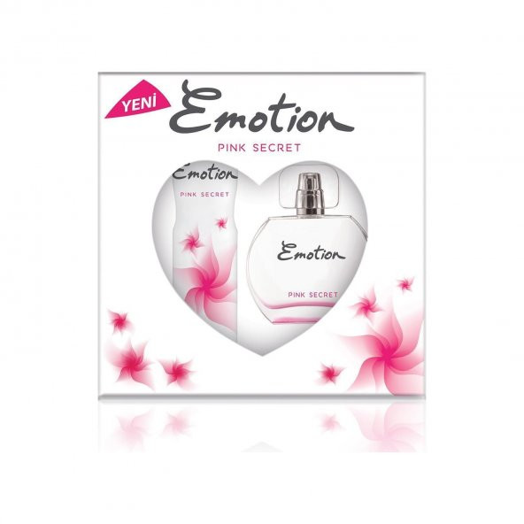 Emotion Pınk Secret Bayan Parfüm Seti 50 Ml+150 Ml Deo Kofre