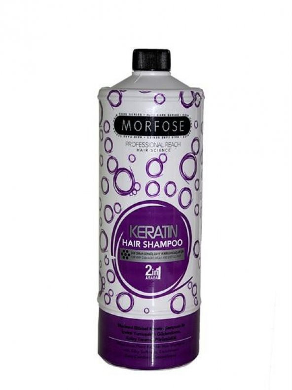 Morfose 1000ml. Keratın Şampuanı 2 Si 1 Arada Çok Zarar Görmüş Saçlar
