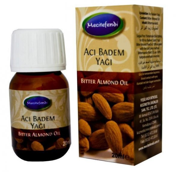Mecitefendi Acı Badem Yağı 20 Ml - 2