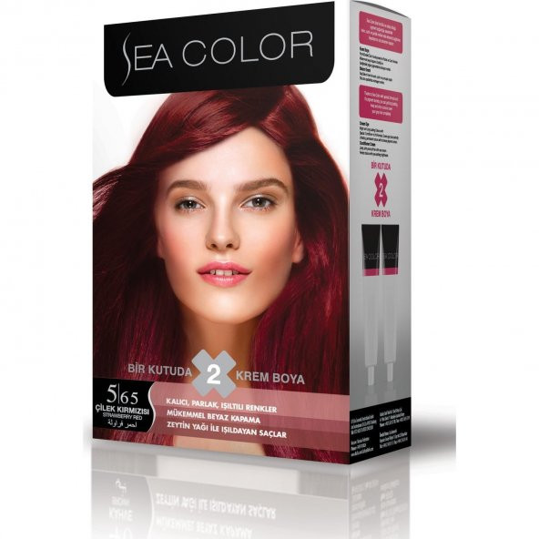 Sea Color Saç Boyası 5/65 Çilek Kırmızısı - 2