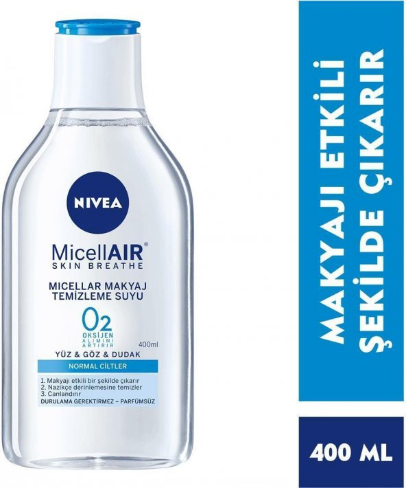 Nıvea Mıcellar Makyaj Temizleme Suyu Normal Ciltler 400 Ml - 2