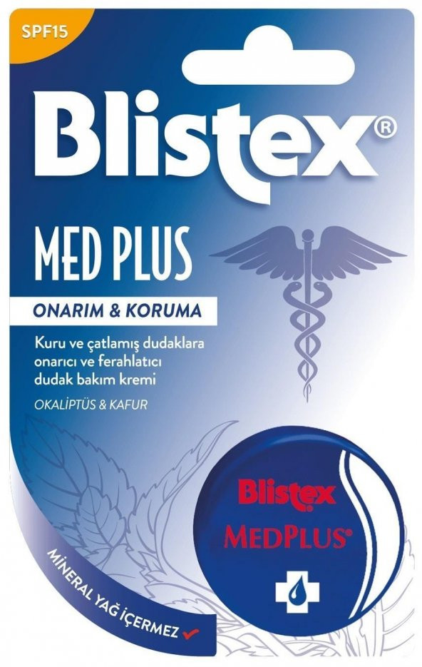 Blistex Med Plus Onarıcı Dudak Balmı