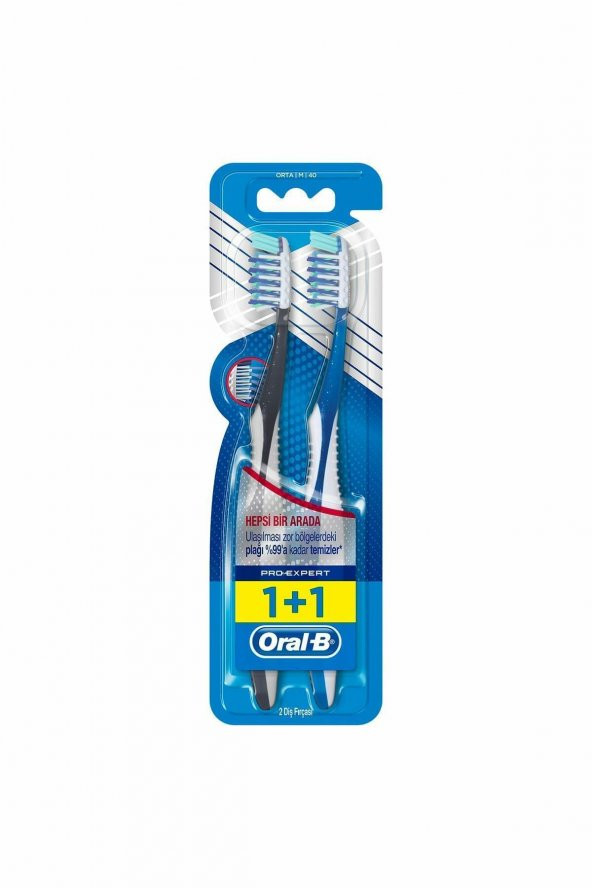 Oral B Pro Expert Hepsi Bir Arada 1+1 Hediyeli Medıum Diş Fırçası - 2